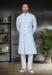 Picture of Cotton & Georgette & Silk Light Steel Blue Kurtas