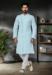 Picture of Marvelous Cotton & Georgette & Silk Powder Blue Kurtas