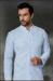 Picture of Cotton & Georgette & Silk Light Steel Blue Kurtas