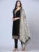 Picture of Radiant Georgette Black Straight Cut Salwar Kameez