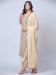 Picture of Bewitching Georgette Tan Straight Cut Salwar Kameez