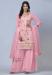 Picture of Georgette Rosy Brown Straight Cut Salwar Kameez