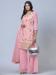 Picture of Georgette Rosy Brown Straight Cut Salwar Kameez