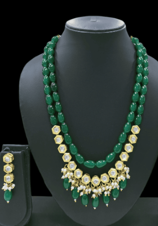 Picture of Magnificent Sea Green Necklace Set