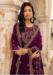 Picture of Georgette Dark Magenta Anarkali Salwar Kameez