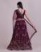 Picture of Ideal Net & Silk Dark Magenta Lehenga Choli