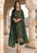 Picture of Georgette Sea Green Straight Cut Salwar Kameez