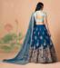 Picture of Alluring Silk Navy Blue Lehenga Choli