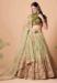 Picture of Alluring Silk Dark Khaki Lehenga Choli