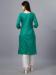 Picture of Statuesque Cotton Dark Cyan Kurtis & Tunic