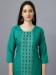 Picture of Statuesque Cotton Dark Cyan Kurtis & Tunic