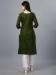 Picture of Lovely Cotton Dark Olive Green Kurtis & Tunic