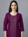 Picture of Pleasing Cotton Purple Kurtis & Tunic