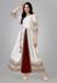 Picture of Beautiful Rayon Off White Readymade Gown