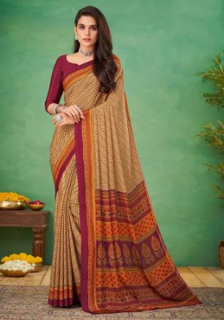 Picture of Classy Crepe & Silk Sienna Saree