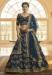 Picture of Appealing Silk Dark Slate Blue Lehenga Choli