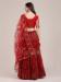 Picture of Wonderful Georgette & Net Maroon Lehenga Choli