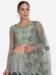 Picture of Georgette & Net Dark Sea Green Lehenga Choli