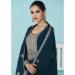 Picture of Georgette Midnight Blue Straight Cut Salwar Kameez