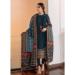 Picture of Georgette Dark Slate Grey Straight Cut Salwar Kameez