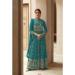 Picture of Excellent Georgette Teal Anarkali Salwar Kameez