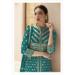 Picture of Excellent Georgette Teal Anarkali Salwar Kameez