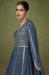 Picture of Enticing Georgette Steel Blue Anarkali Salwar Kameez