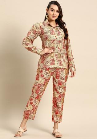 Picture of Fine Chiffon Maroon Kurtis & Tunic