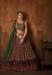 Picture of Radiant Silk Saddle Brown Readymade Lehenga Choli