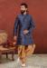 Picture of Grand Silk Midnight Blue Kurtas