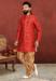 Picture of Nice Silk Fire Brick Kurtas