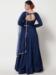 Picture of Graceful Cotton Midnight Blue Lehenga Choli