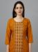 Picture of Beautiful Cotton Dark Golden Rod Kurtis & Tunic