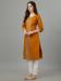 Picture of Beautiful Cotton Dark Golden Rod Kurtis & Tunic