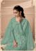 Picture of Net Dark Sea Green Straight Cut Salwar Kameez