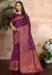 Picture of Good Looking Silk Dark Magenta Saree