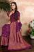 Picture of Good Looking Silk Dark Magenta Saree