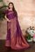 Picture of Good Looking Silk Dark Magenta Saree