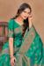 Picture of Beautiful Silk Dark Cyan Saree