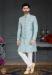 Picture of Elegant Georgette Light Steel Blue Indo Western