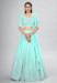 Picture of Splendid Georgette Light Cyan Lehenga Choli