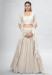 Picture of Grand Georgette Off White Lehenga Choli