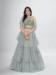 Picture of Well Formed Chiffon Light Slate Grey Lehenga Choli