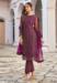 Picture of Ravishing Net Brown Straight Cut Salwar Kameez