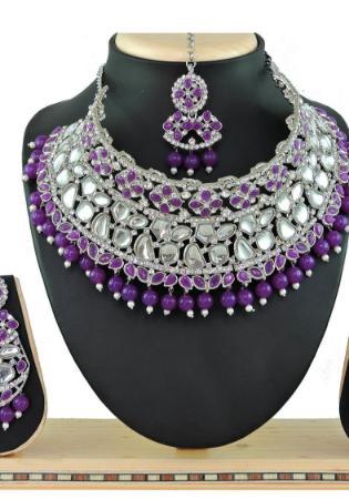 Picture of Charming Purple Necklace Set