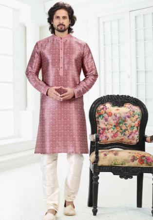 Picture of Gorgeous Silk Rosy Brown Kurtas