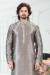 Picture of Splendid Silk Dark Grey Kurtas