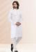 Picture of Enticing Silk White Kurtas