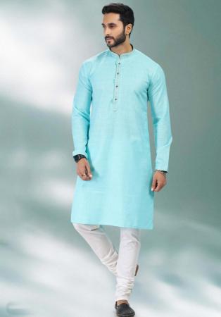 Picture of Grand Silk Lavender Kurtas