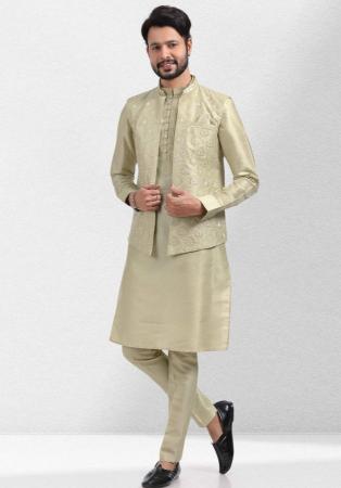 Picture of Exquisite Silk Dark Sea Green Kurtas